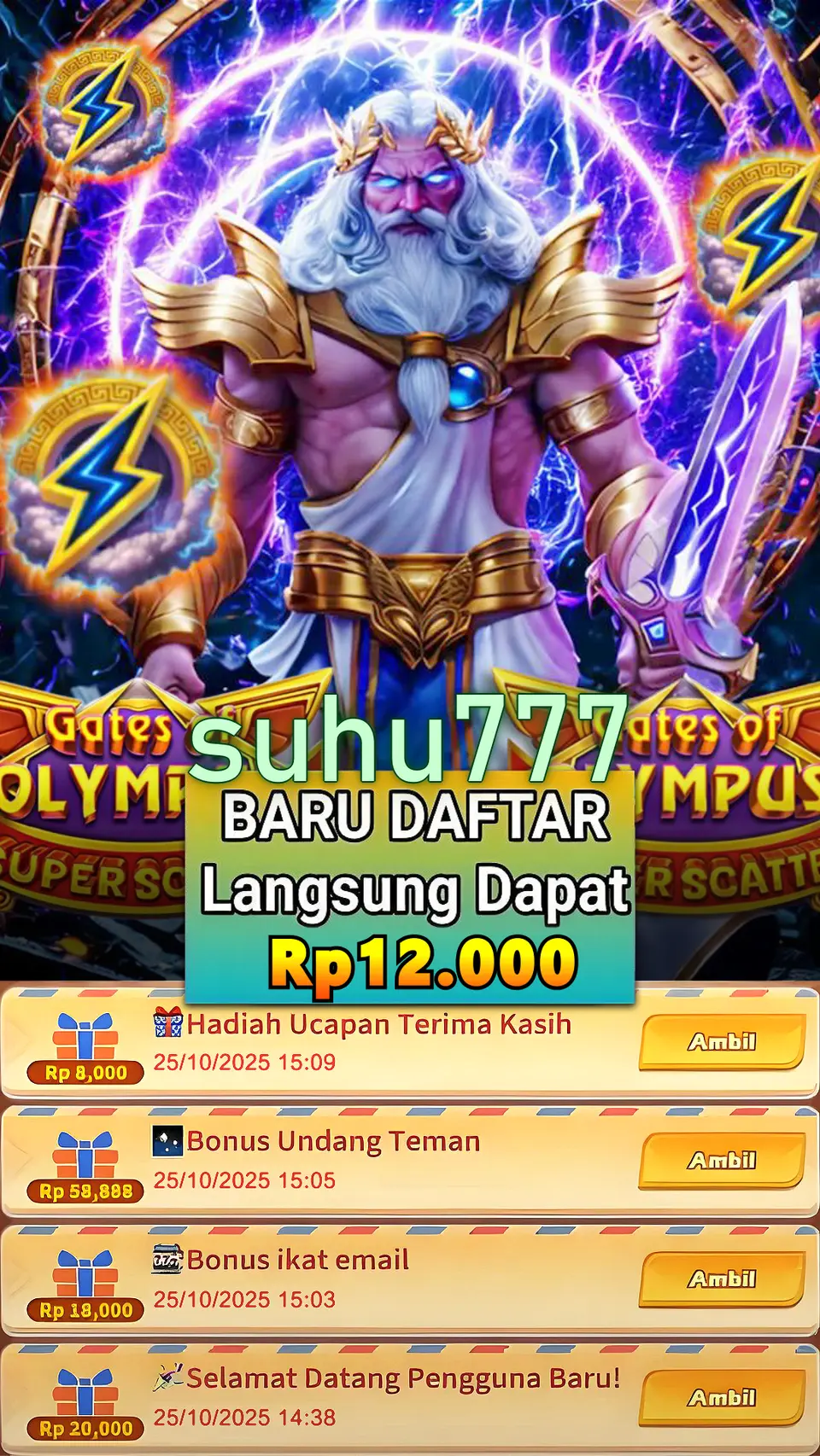 suhu777 Masuk